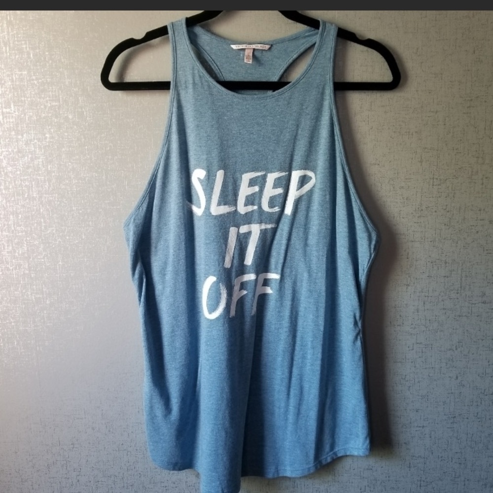 Victoria Secret Sleep It Off Tank Top Sz L